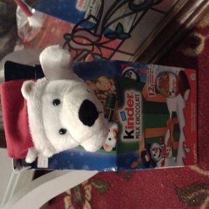 Kinder Holiday box with stuffy teddy 🧸 bear and 12 pieces of 🍫
